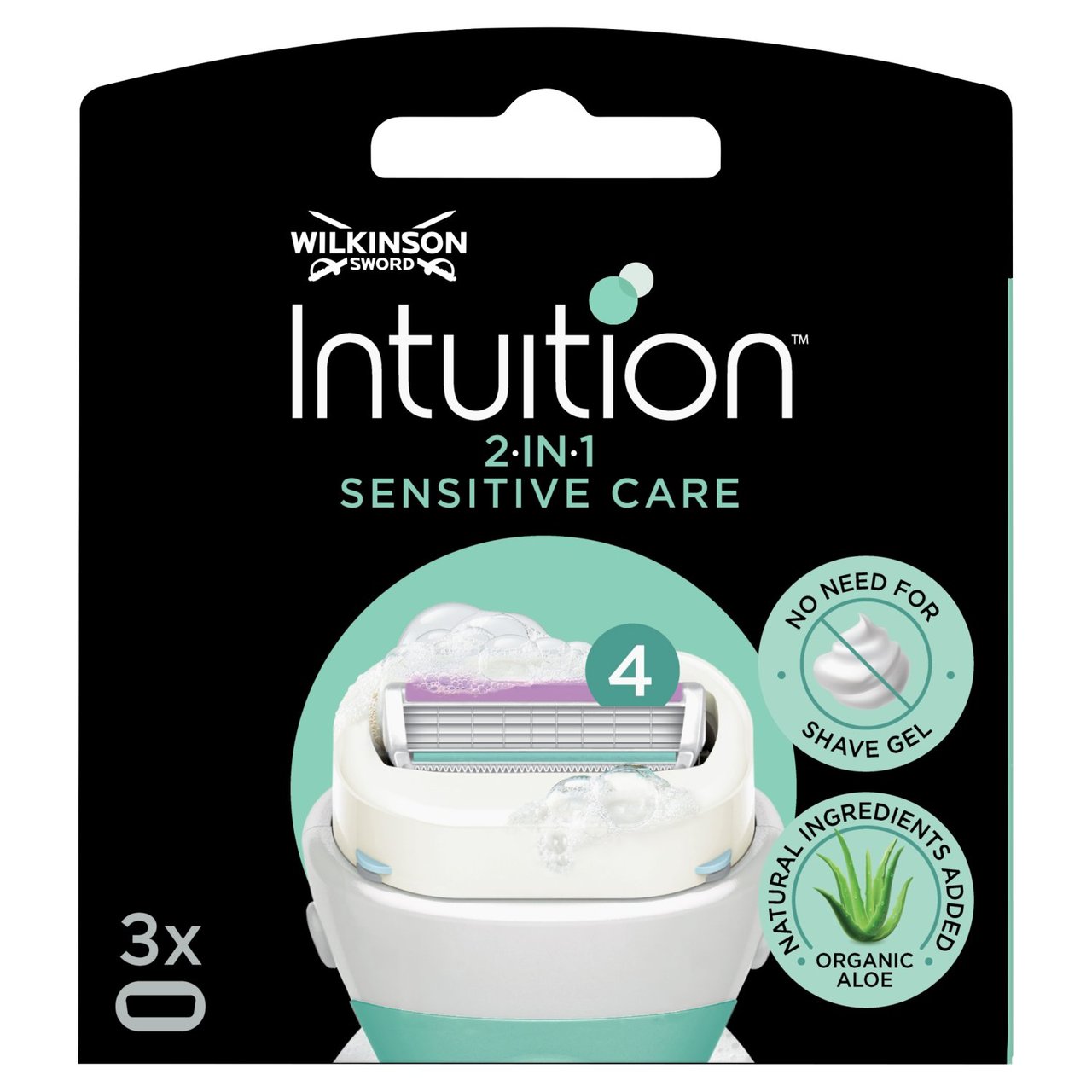 Wilkinson Sword Rasierklingen Woman Intuition Sensitive Care 3 Stk.