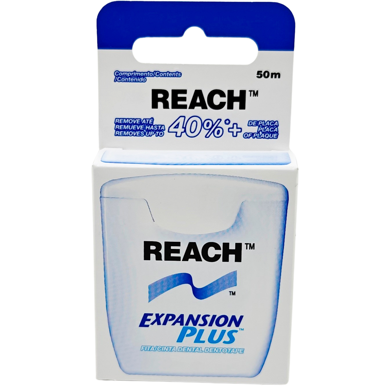 Reach Expansion Plus DentoTape Waxed Johnson & Johnson 50 mtr.