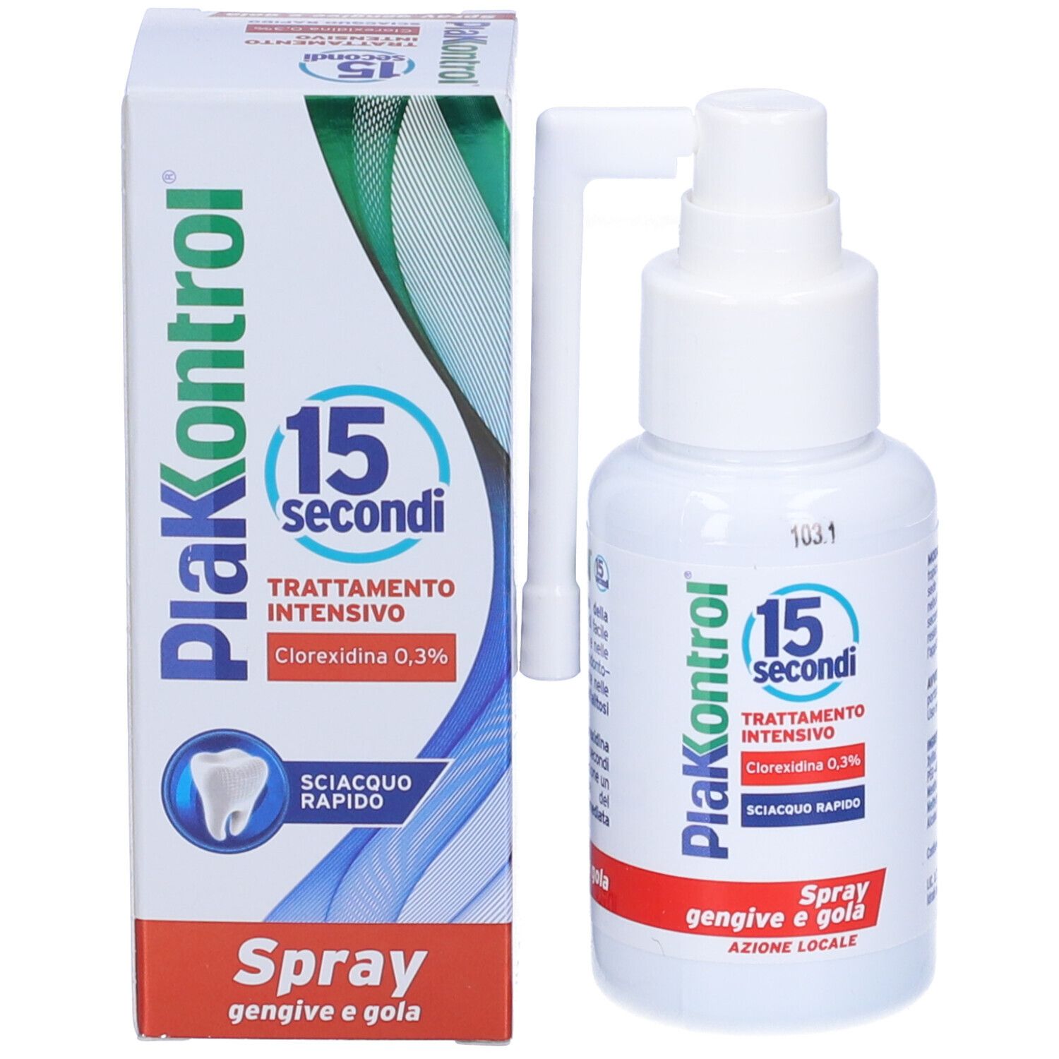 Klorhexidin Mundspray 0.3 % PLAKKONTROL 15 Seconds 50 ml