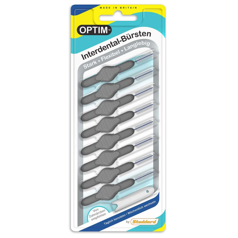 Optim Gap Bürsten XL 1,3 mm. ISO 7 GRAU