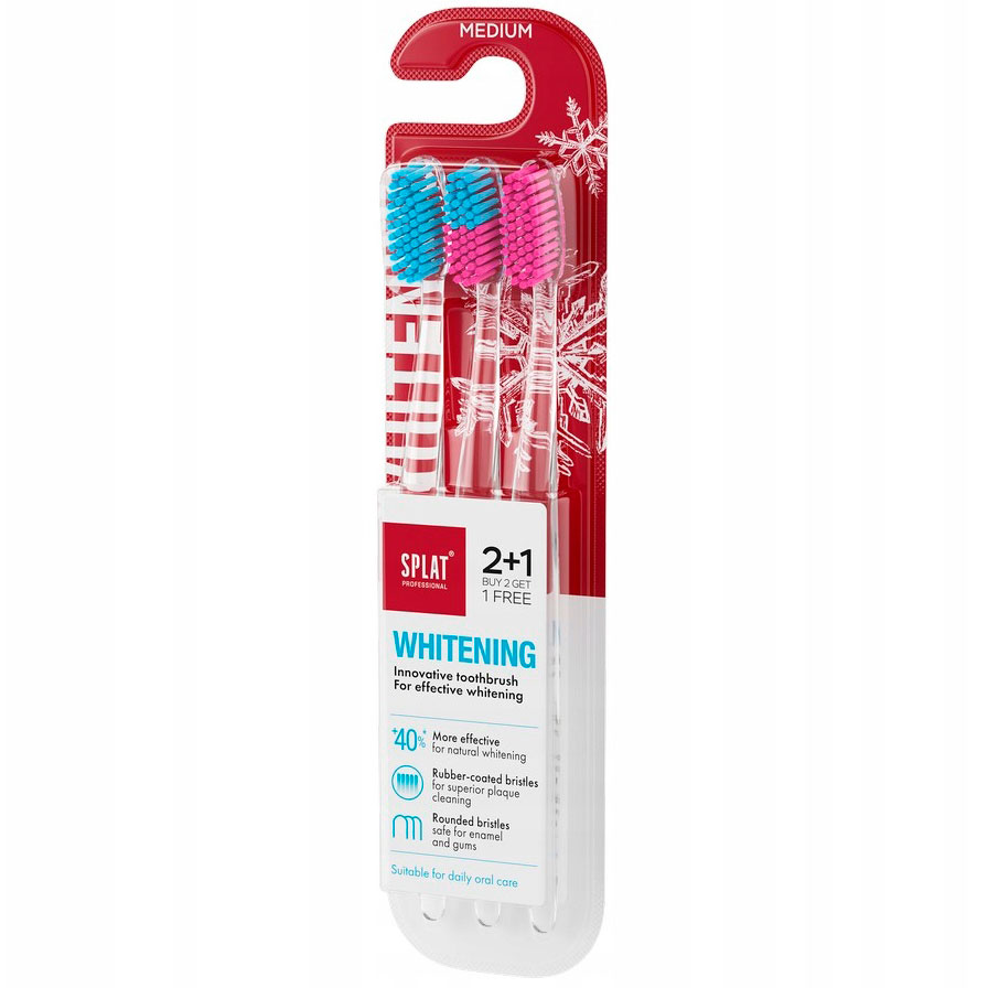 SPLAT Professional Whitening Zahnbürsten 3 Stk.