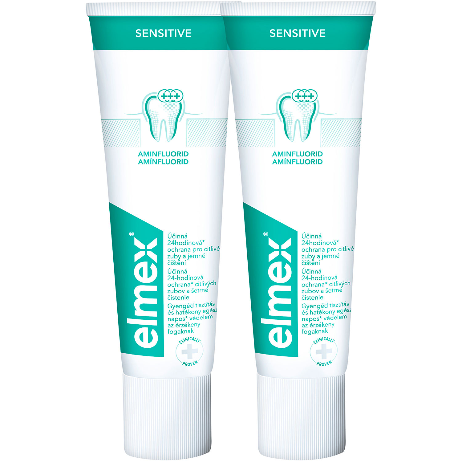 Elmex Sensitive Zahnpasta 2 x 75 ml Schutz vor Vereisung
