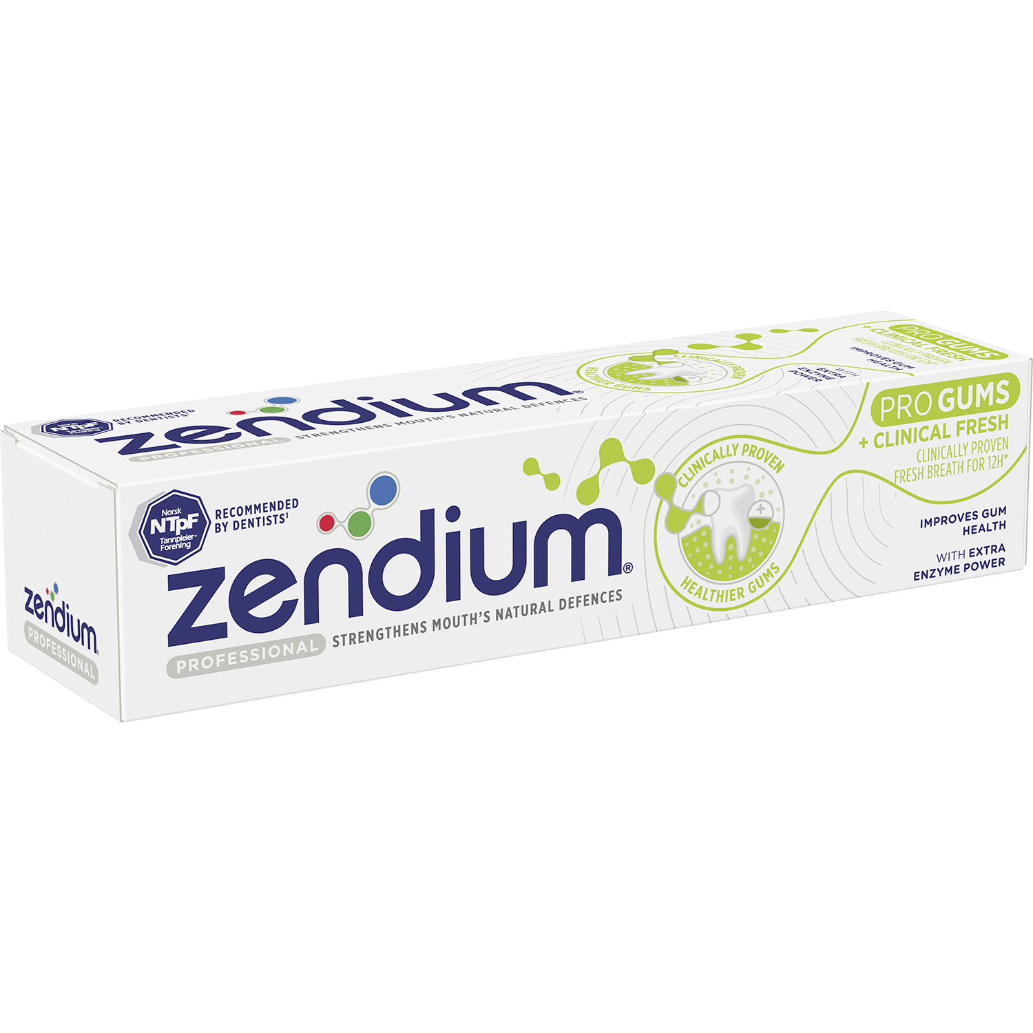 Zendium Tandpasta Pro Gums + Clinical Fresh 75 ml