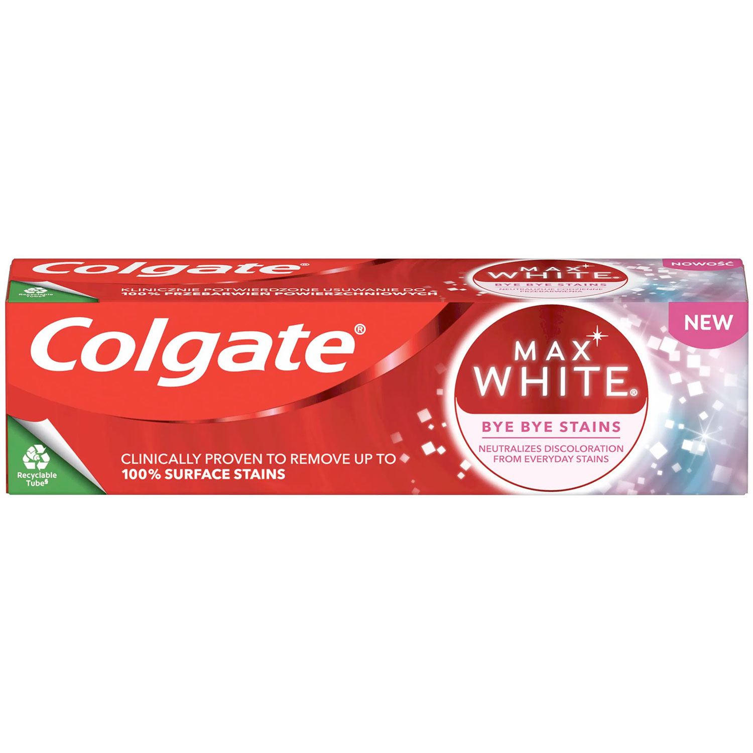 Colgate Whitening Zahnpasta Max White Bye Bye Flecken 75 ml.