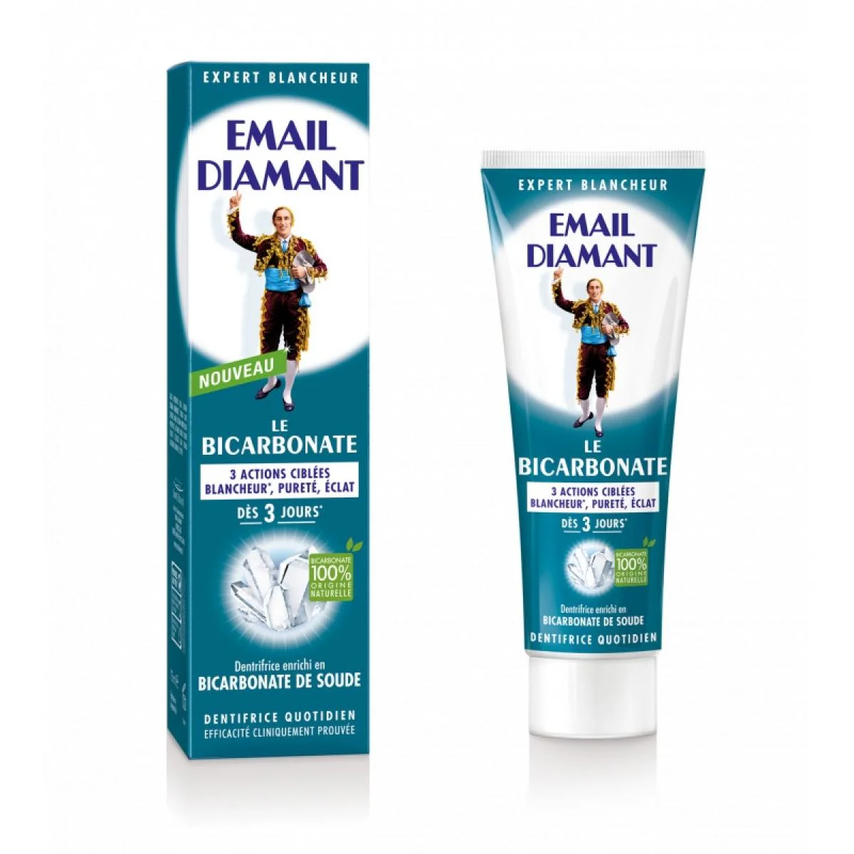 Whitening Zahnpasta EMAIL DIAMANT Bicarbonat 75 ml.