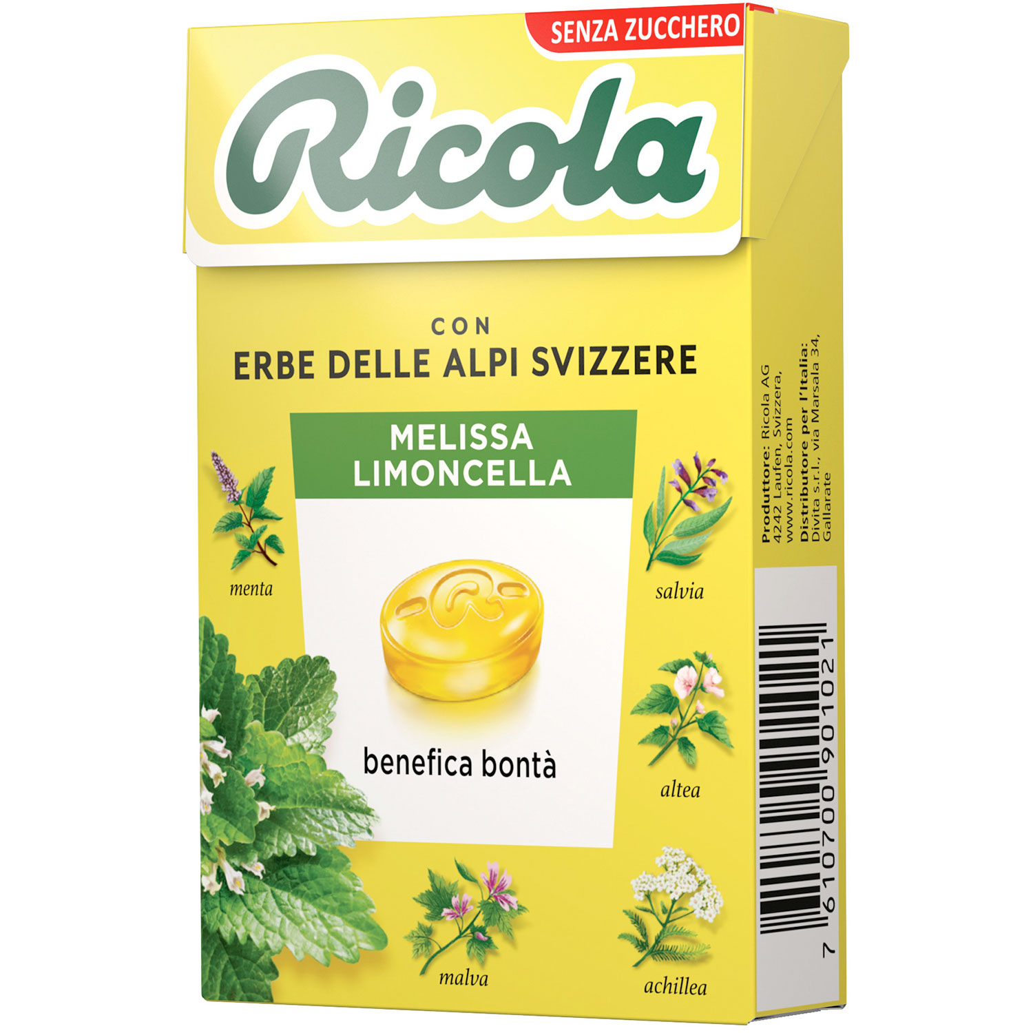 RICOLA Citronmelisse Sukkerfri Urtebolsjer 50g