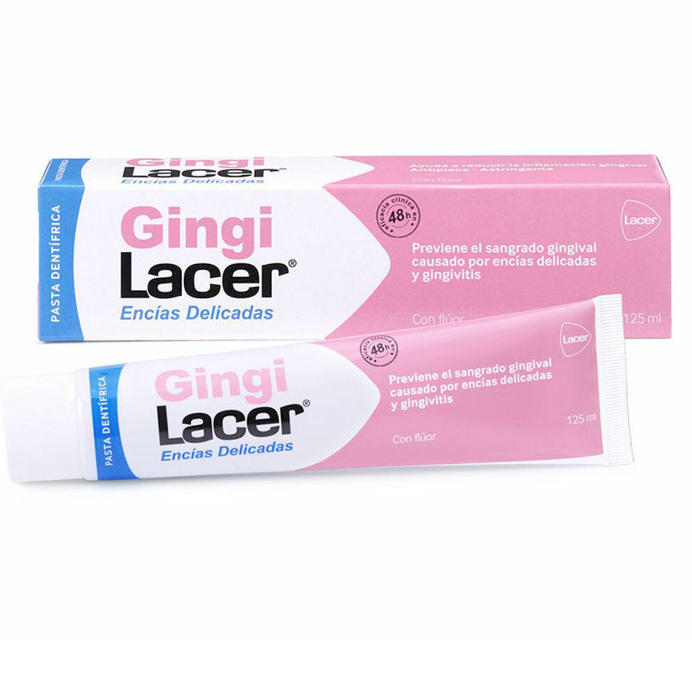 Zahnpasta Zahnfleischbluten Gingi LACER Sensitive Gums 125 ml