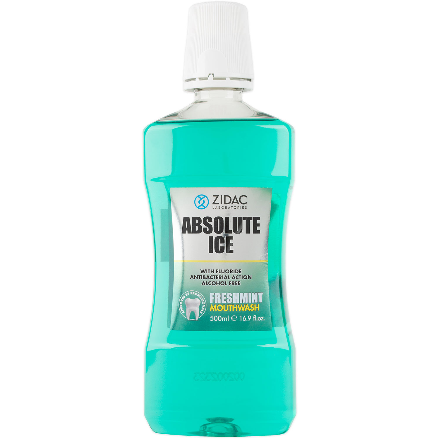 CPC Mundskyl ZIDAC Absolute Ice Freshmint 500 ml - Zidac Laboratories