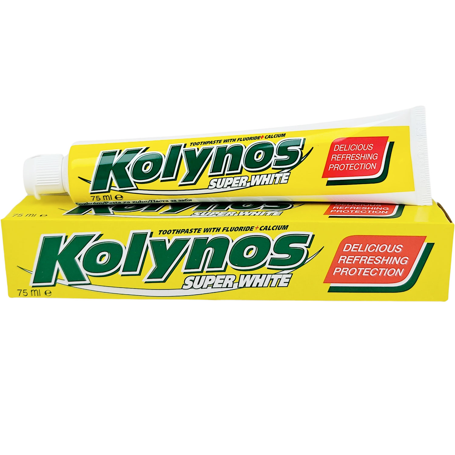Whitening Zahnpasta Kollagen KOLYNOS Super White 75 ml