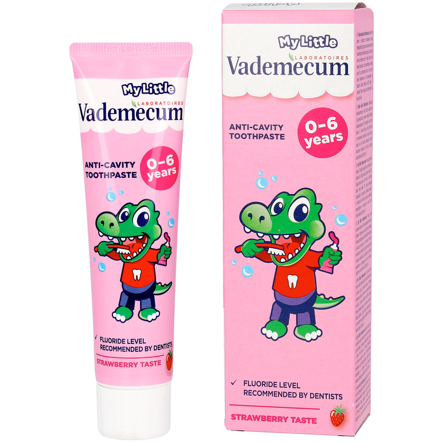 Kinderzahnpasta VADEMECUM My Little Strawberry 0-6 Jahre 50 ml.