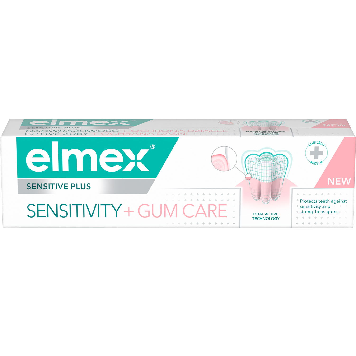 Zahnpasta gegen Vereisung ELMEX Sensitivity + Gum Care 75 ml.