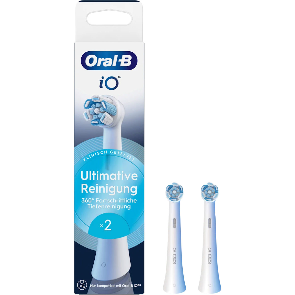 Oral-B iO Ultimate Clean Bürstenköpfe 2 Stk. White