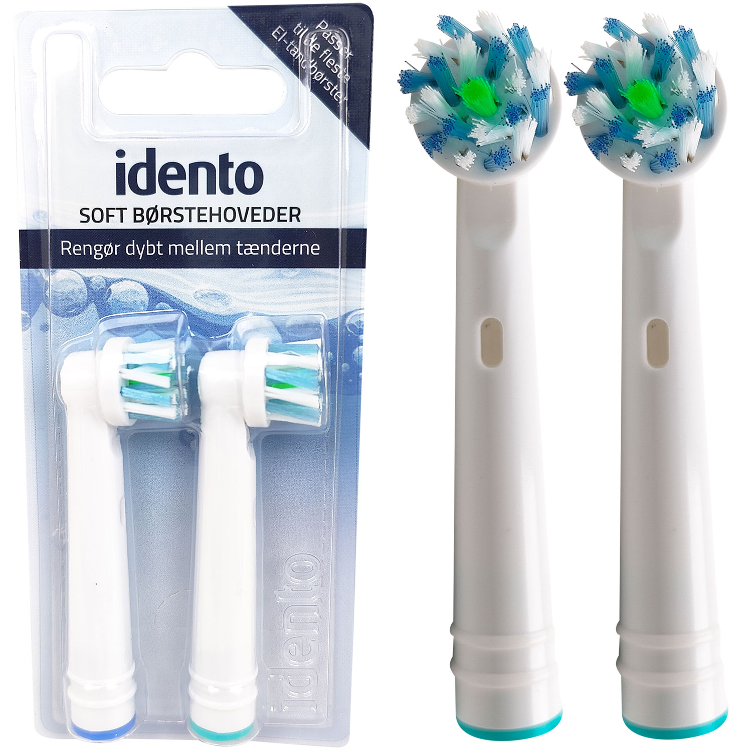 Idento Soft Børstehoveder til Oral-B El-tandbørster