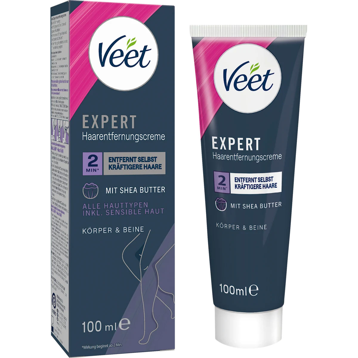 Veet Expert Haarentfernungscreme Beine & Körper 100 ml