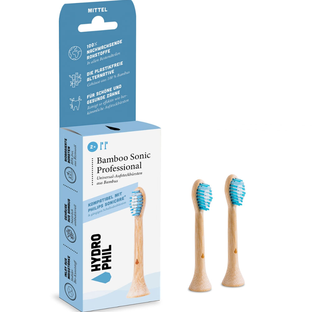 Hydrophil Bambus Børstehoveder til Philips Sonicare