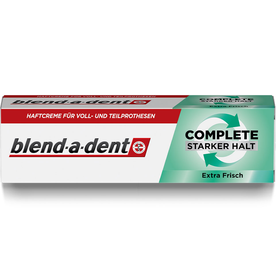 Haftcreme für Zahnprothesen BLEND-A-DENT Complete Extra Fresh 47g