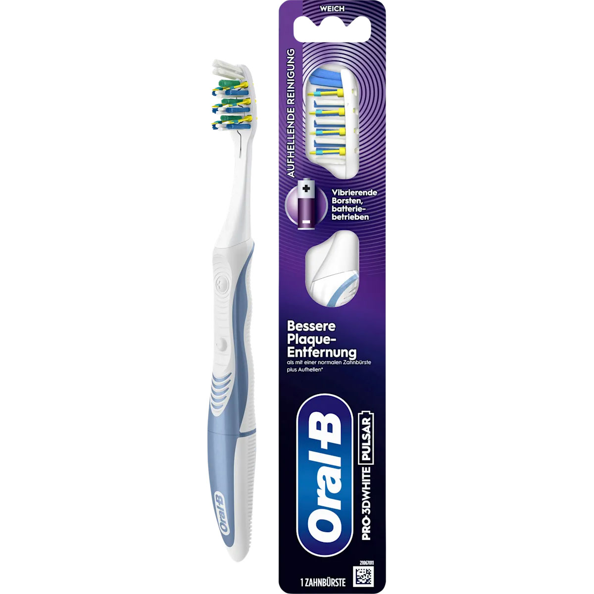 Oral-B Pro 3D White Pulsar Batteriezahnbürste Soft