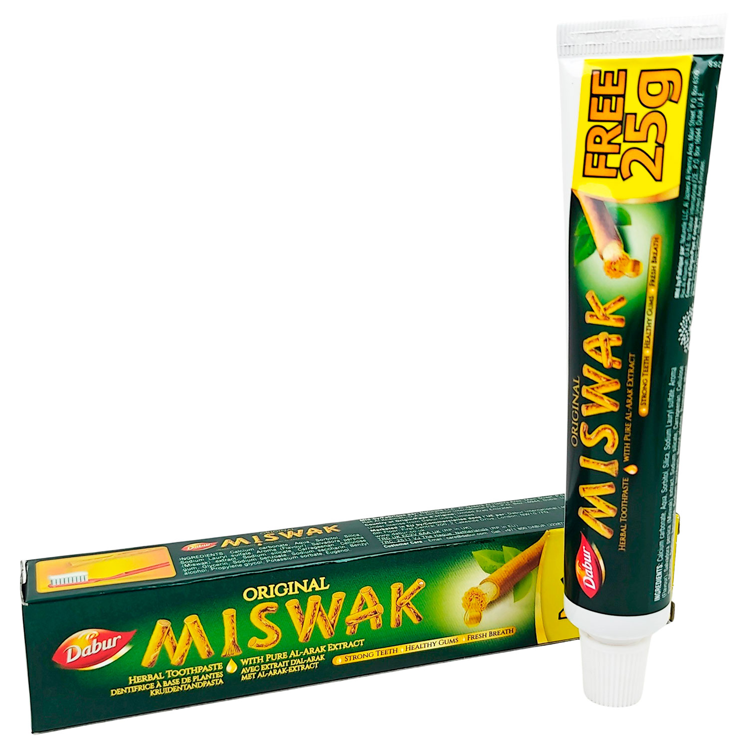 Miswak Zahnpasta DABUR Original Herbal 75g