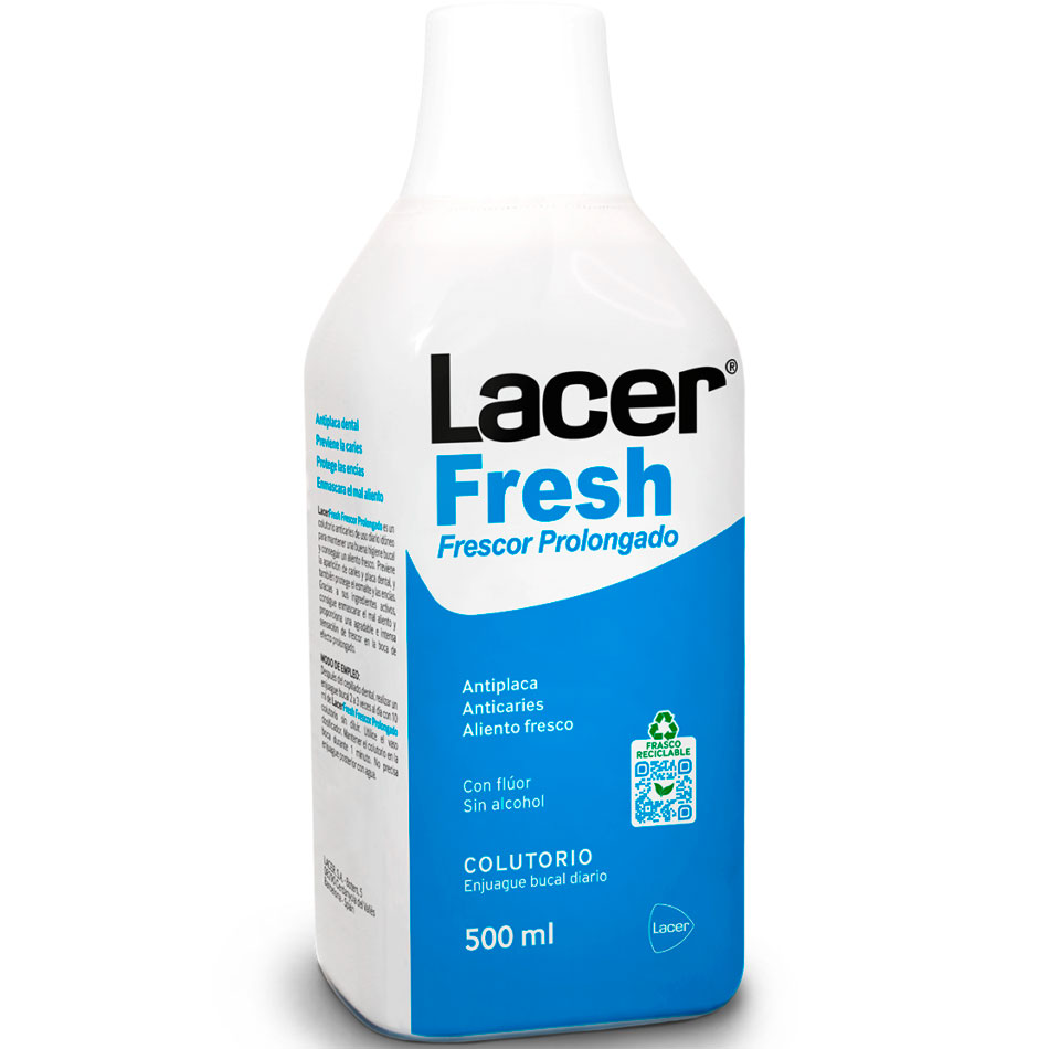 Mundspülung LACER Fresh Fluorid 500 ml