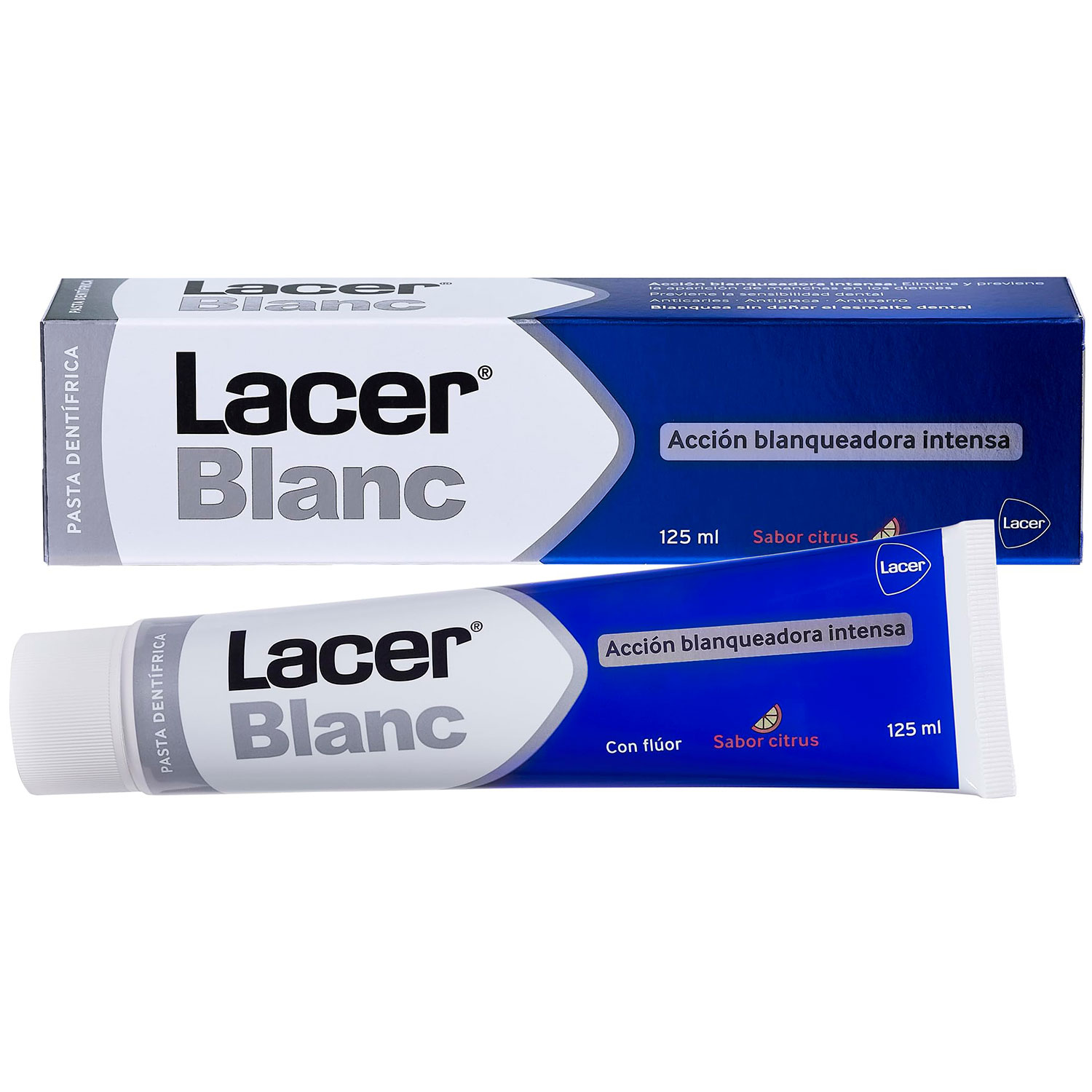 Zahnaufhellende Zahnpasta LACER Blanc Mint Xylitol 75 ml