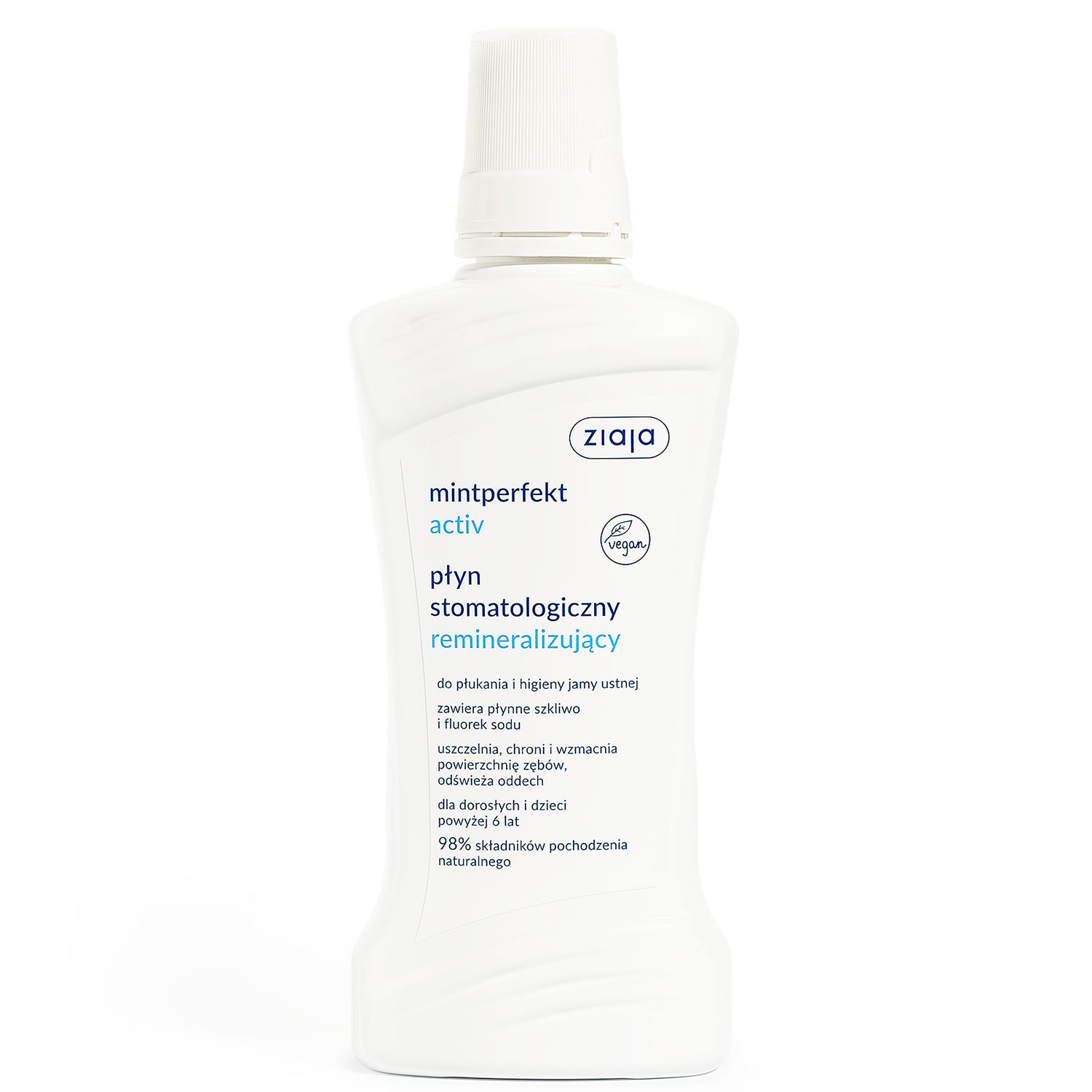 Remineralisierende Mundspülung ZIAJA Mintperfect Active 500ml
