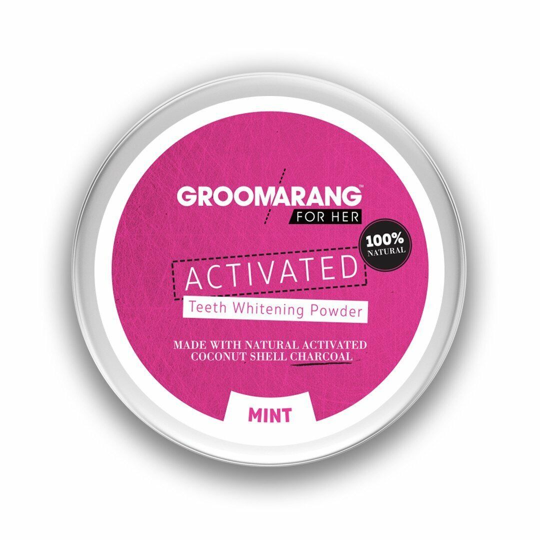 Zahnpastapulver GROOMARANG Charcoal & Mint 15g
