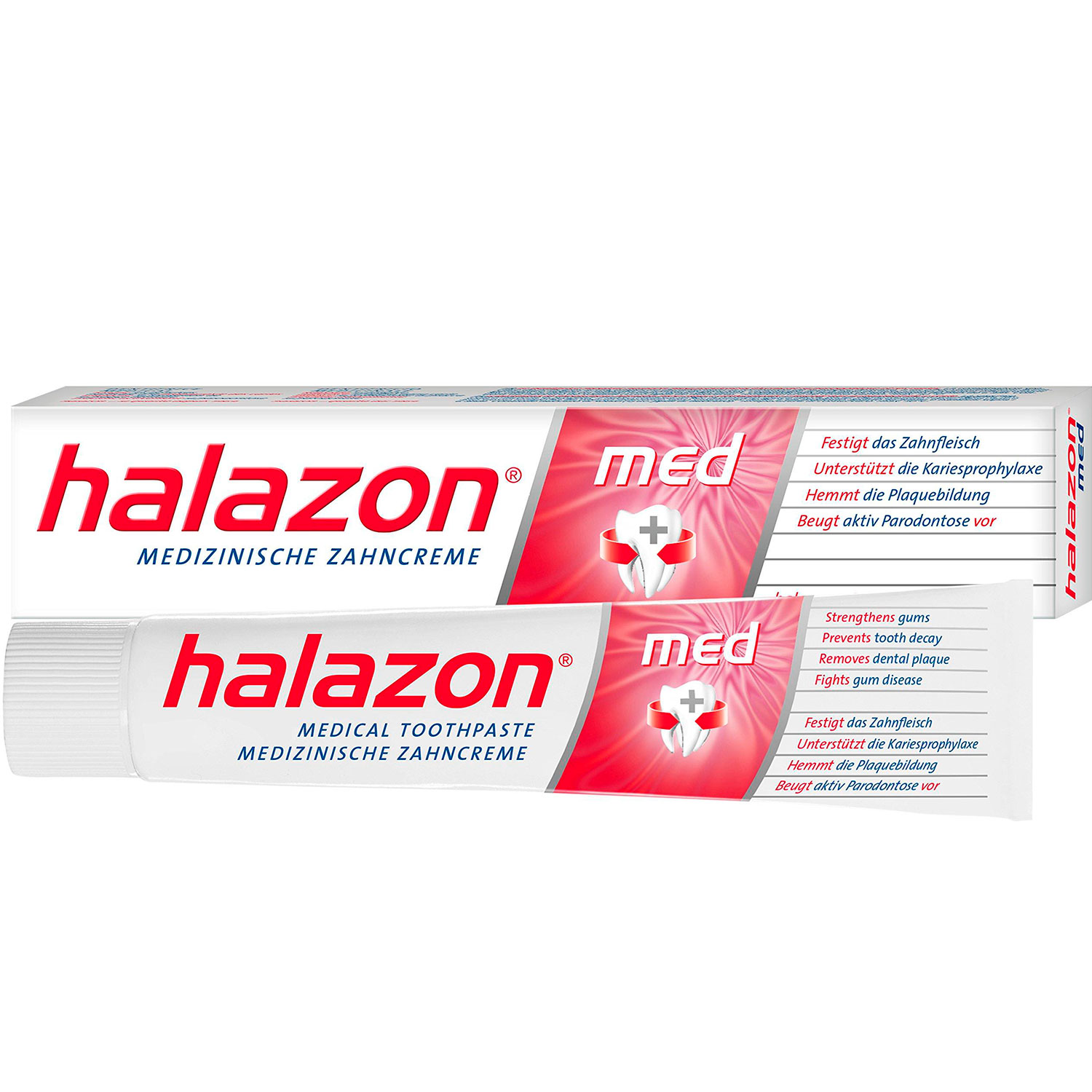 Klinische Zahnmedizin Zahnpasta für den täglichen Gebrauch HALAZON Med 75 ml