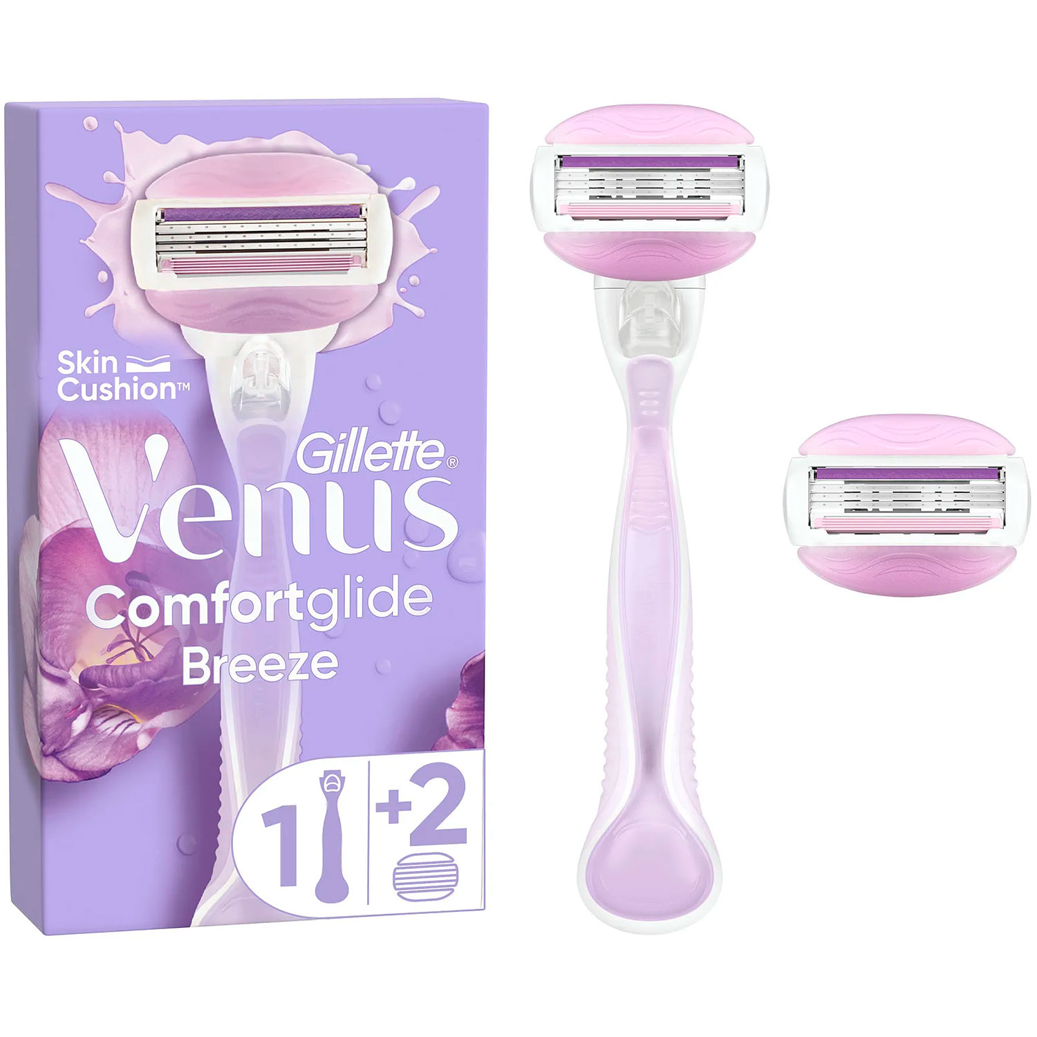 Gillette Venus Comfortglide Breeze Barberskraber + Ekstra Barberblad