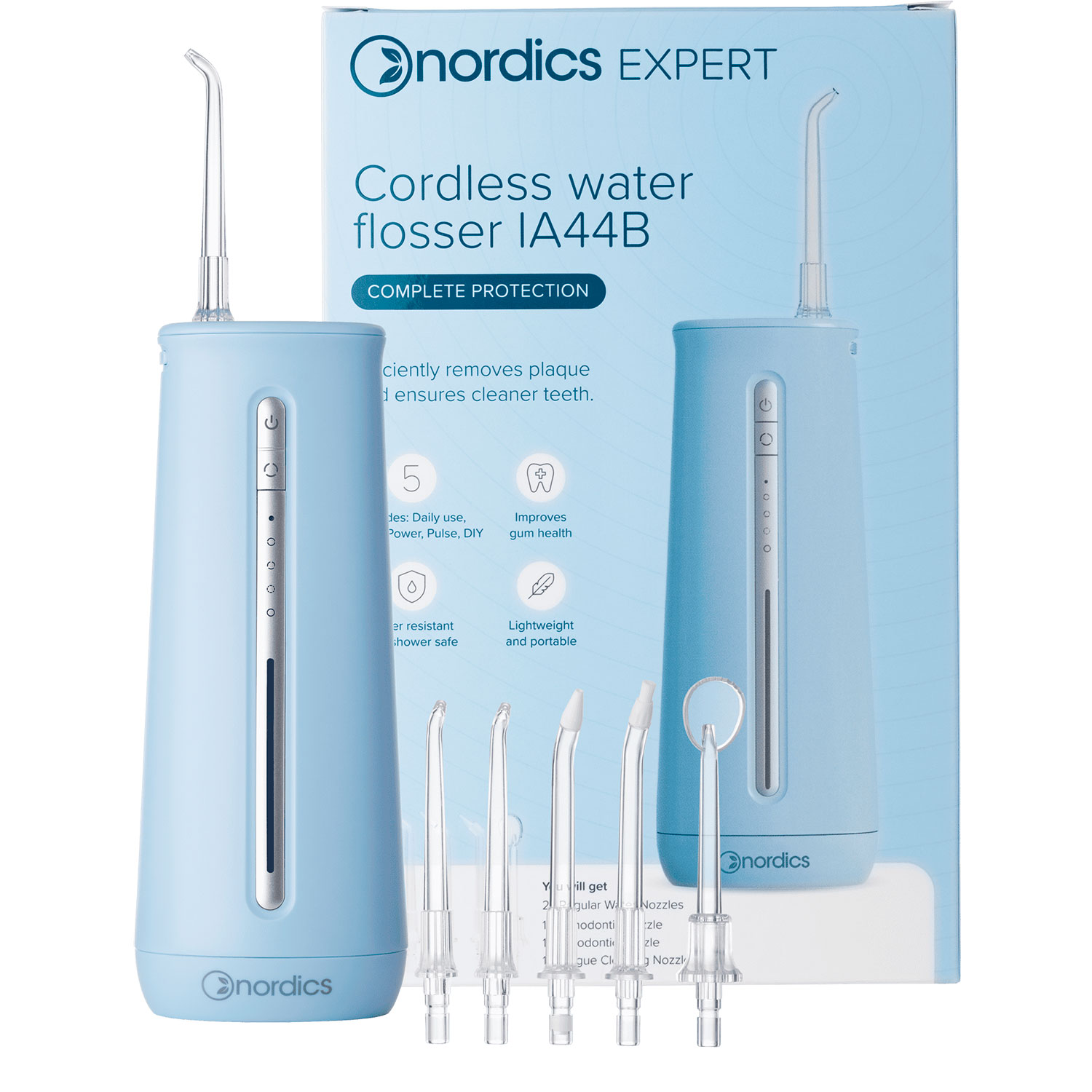 Trådløs Mundskyller NORDICS Expert IA44 Blue