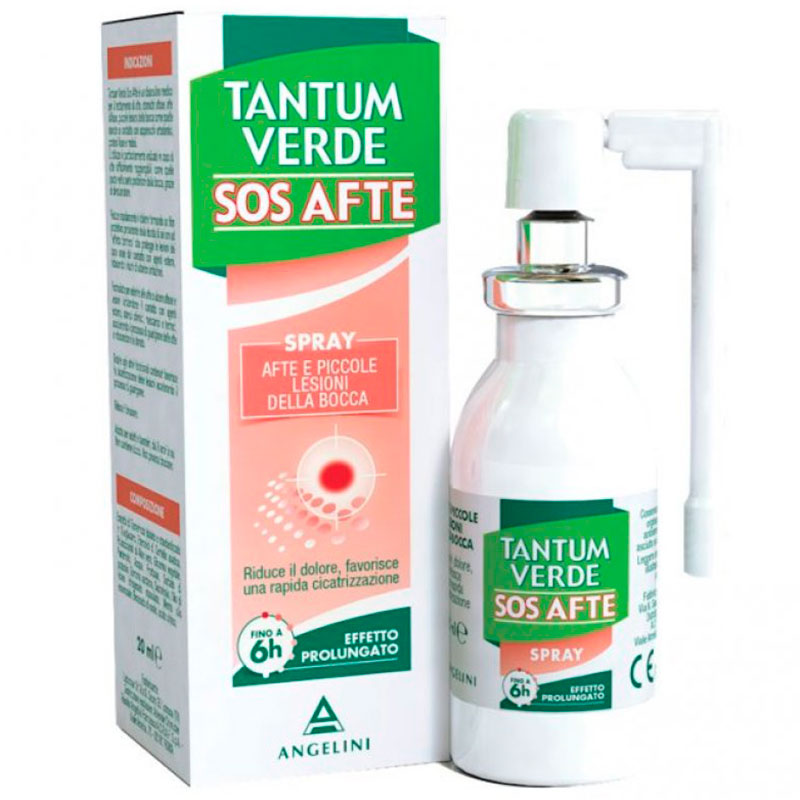 Tantum Verde SOS Spray gegen Mundschmerzen bei Krebs, 20 ml
