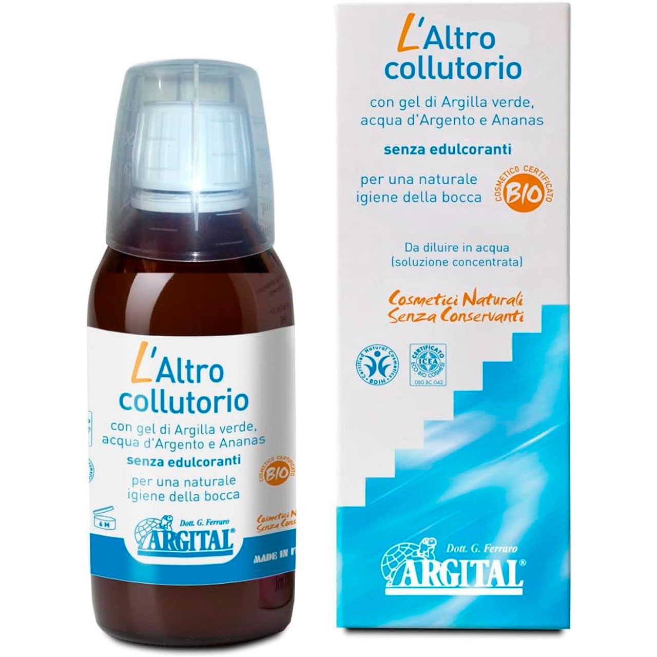 Økologisk Koncentreret Mundskyl ARGITAL Silver 100 ml