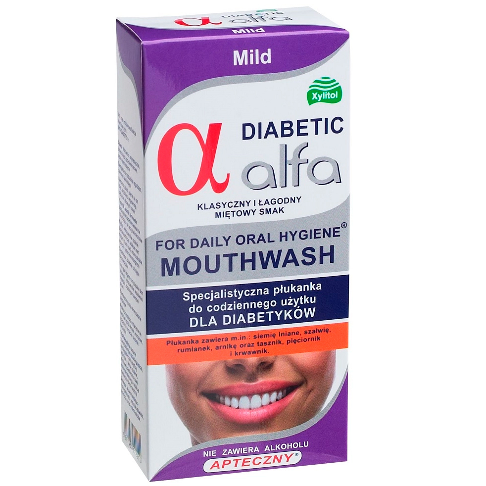Mundskyl til Diabetikere ALFA Implant Diabetic Mild 200 ml