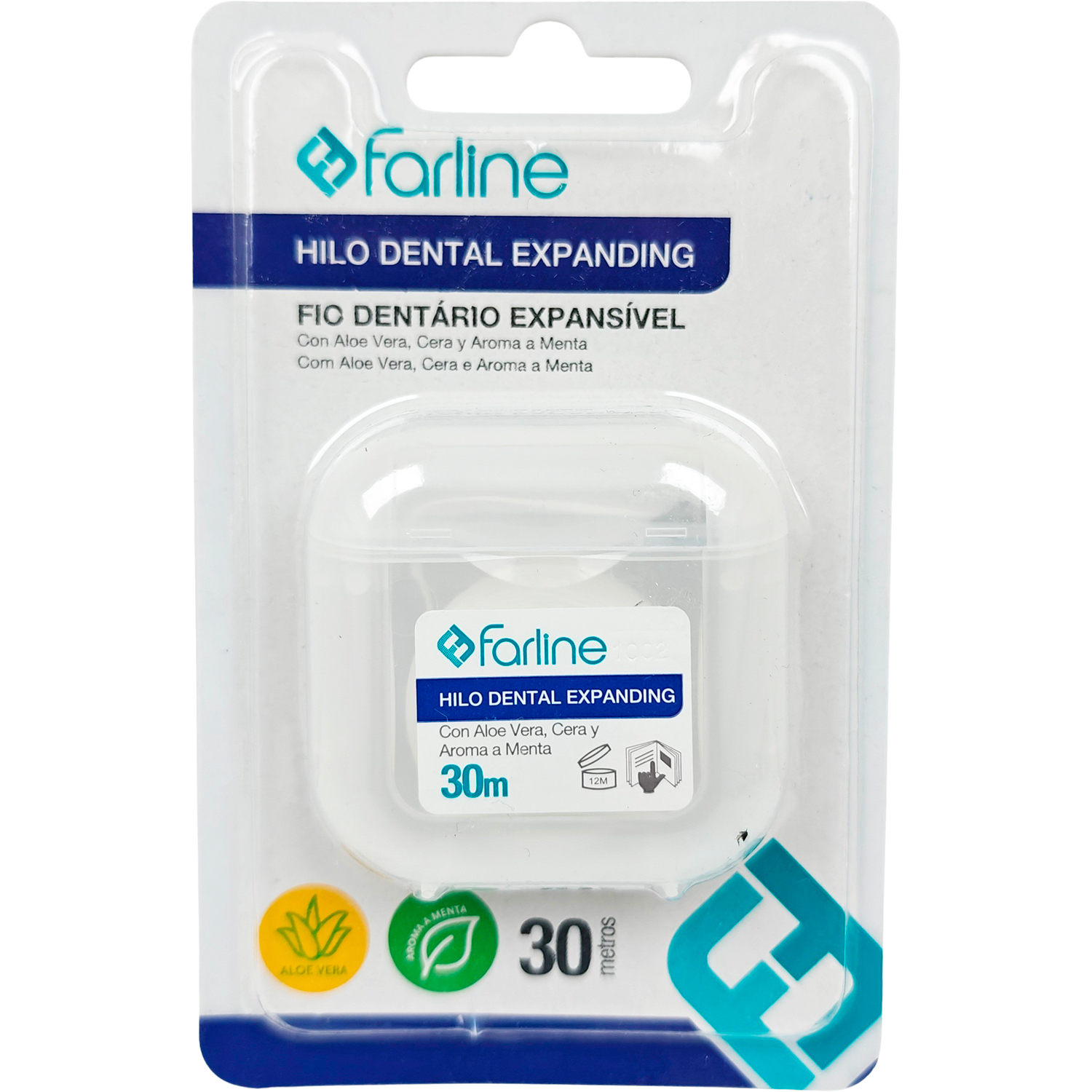 Expanding Tandtråd FRALINE Mint & Aloe Vera 30 mtr.