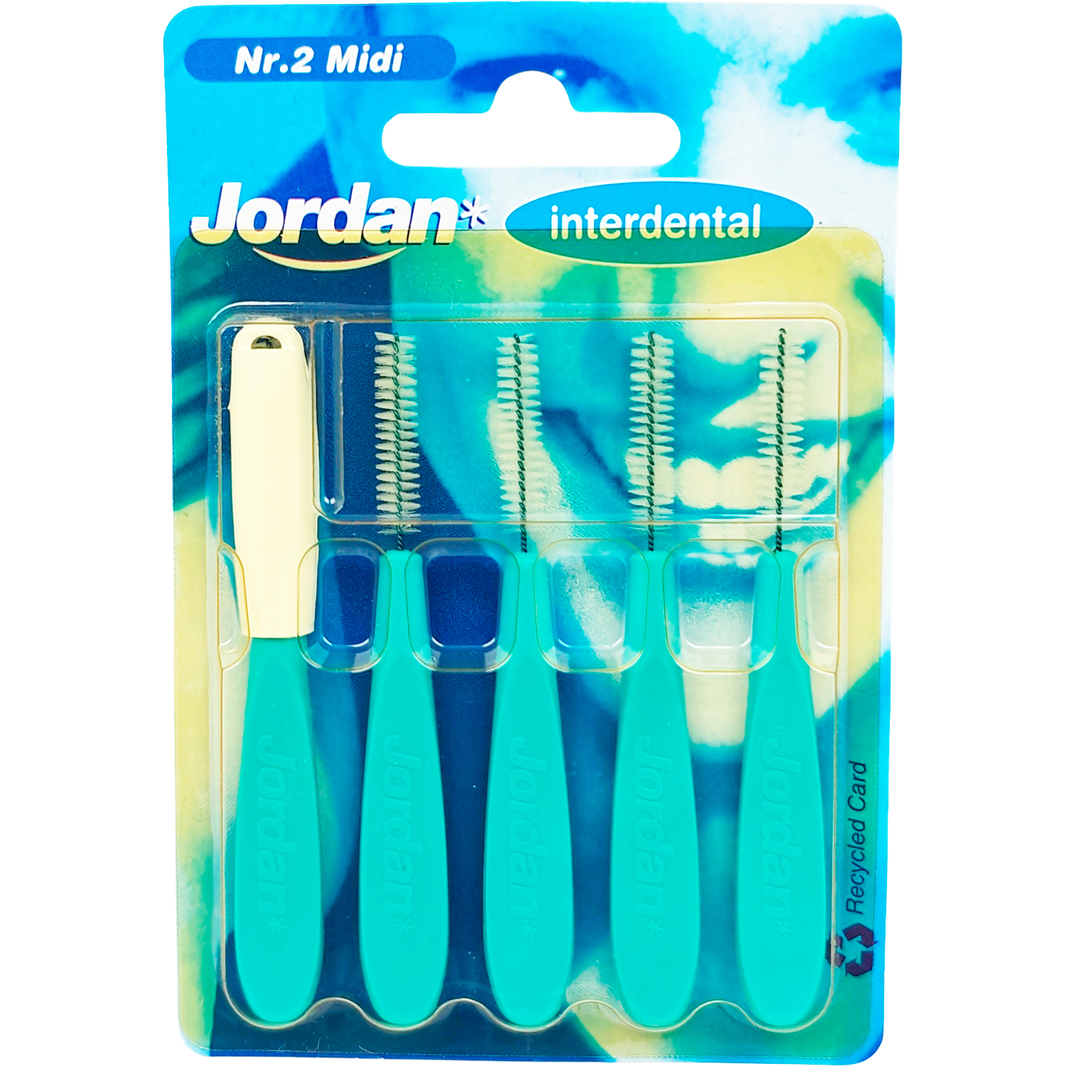 Jordan Store Mellemrumsbørster 5 stk. Nr. 2 Midi 5 mm