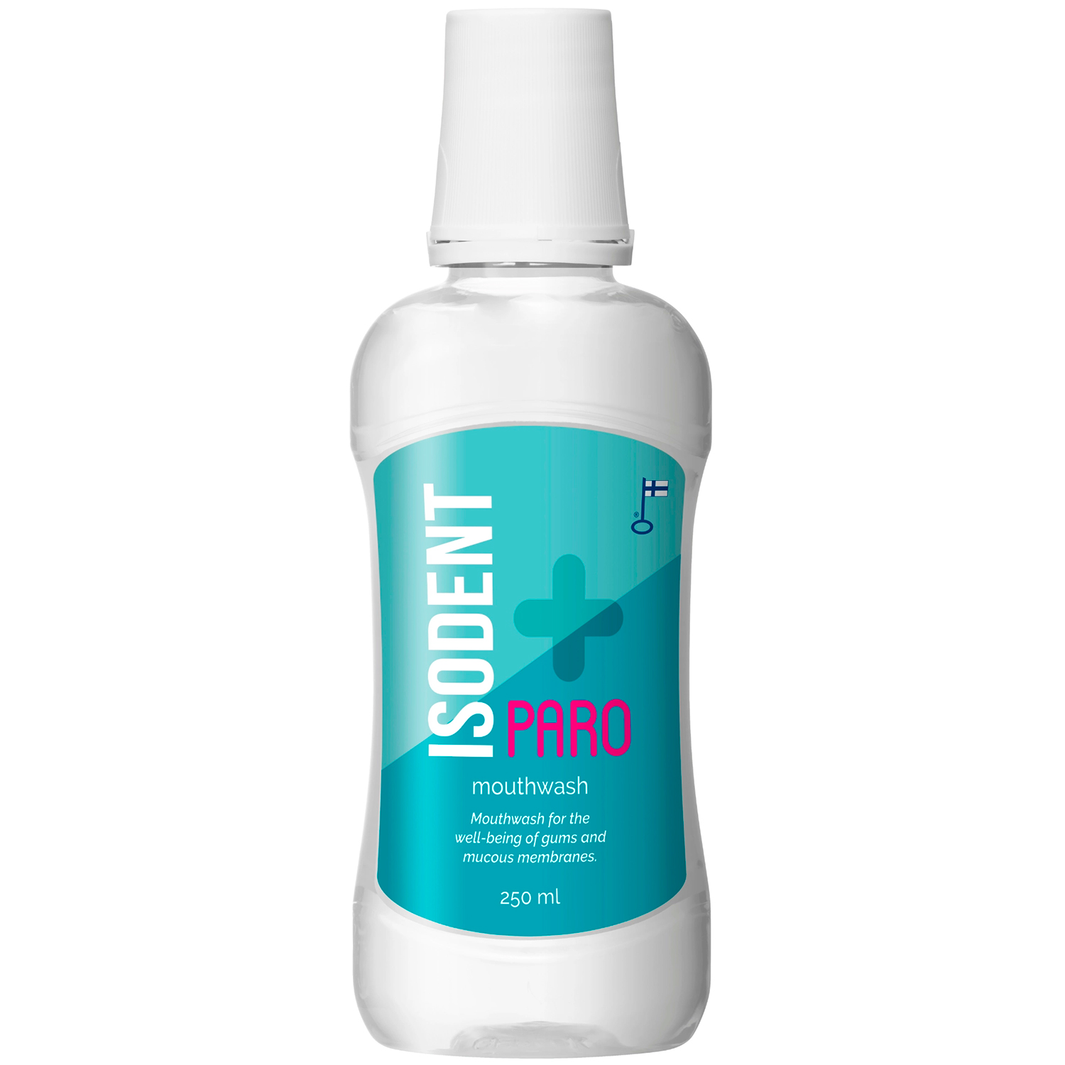 Mundspülung bei Zahnfleischentzündung ISODENT Paro Medium 250 ml.
