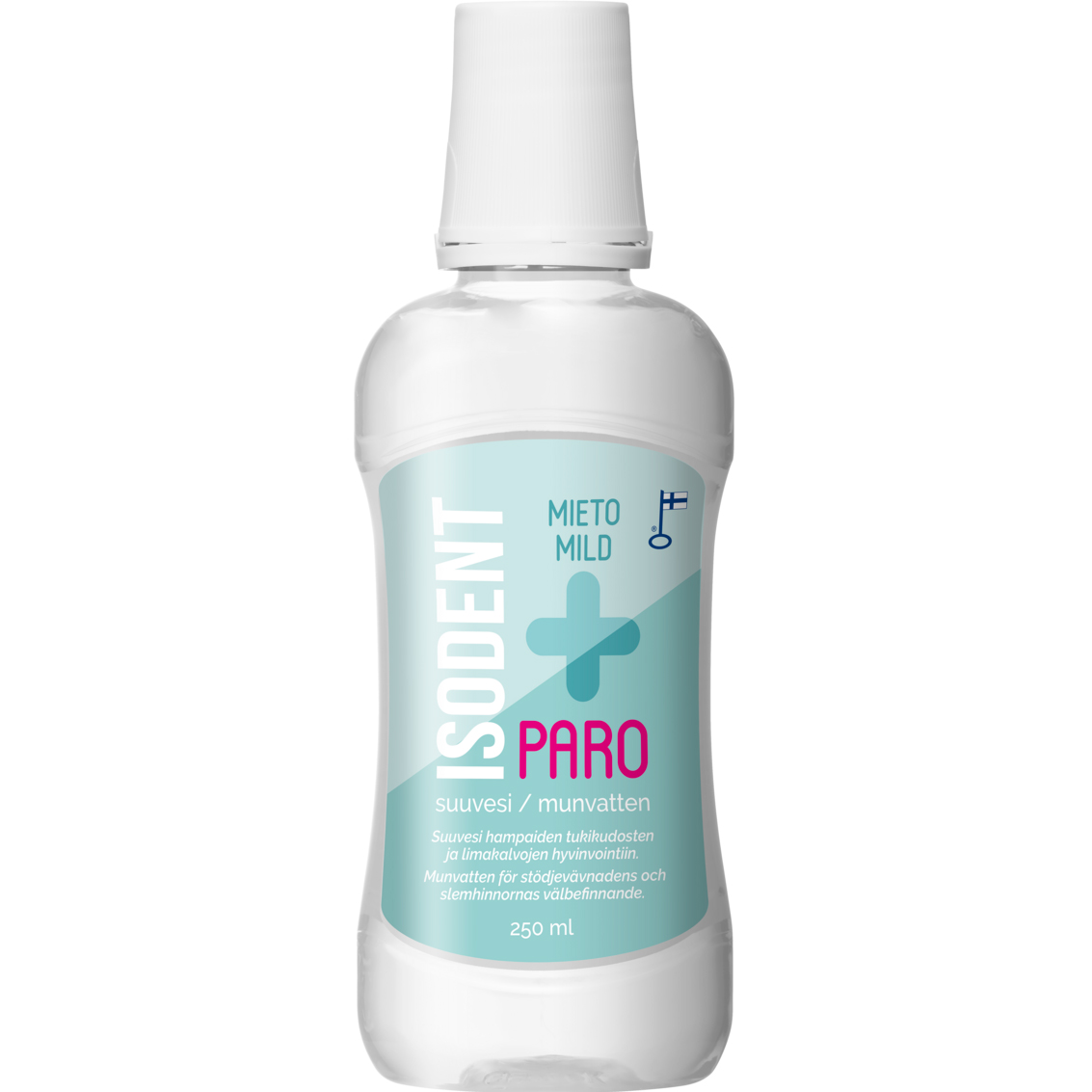 Mundspülung bei Zahnfleischentzündung ISODENT Paro Mild 250 ml.