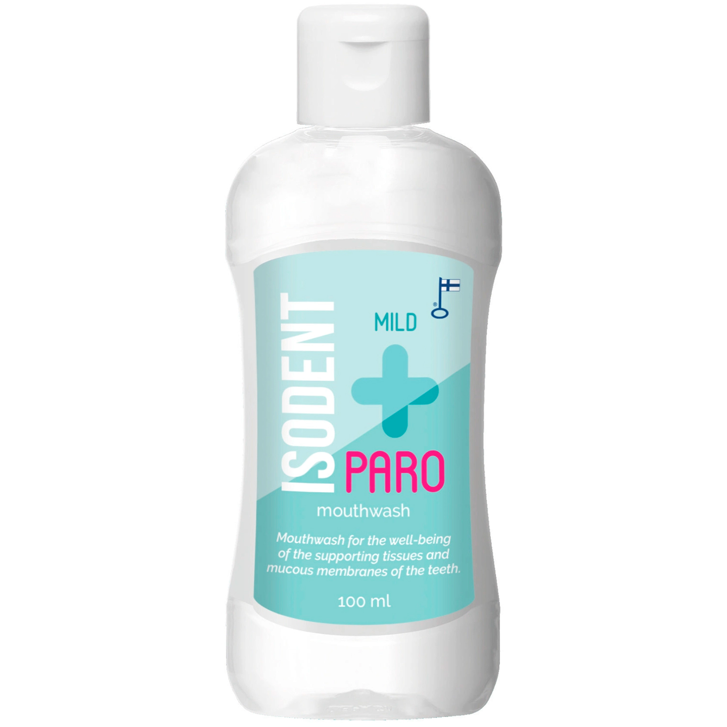 Mundspülung bei Zahnfleischentzündung ISODENT Paro Mild 100 ml.