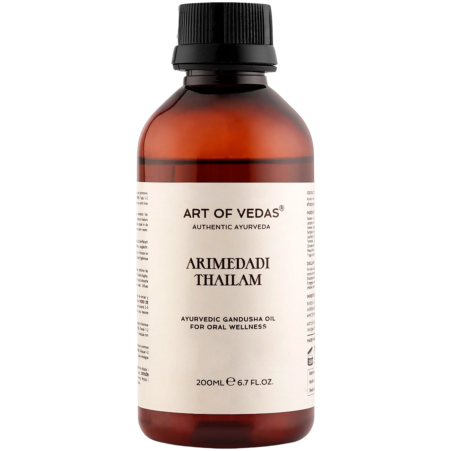 Bio Oil ART OF VEDAS Arimedadi Thailam Mundolie 200 ml