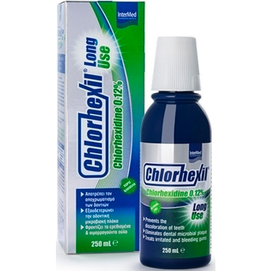 Klorhexedin Mundskyl 0,12 % CHLORHEXIL Long Use 250 ml. - Chlorhexil Mundskyl
