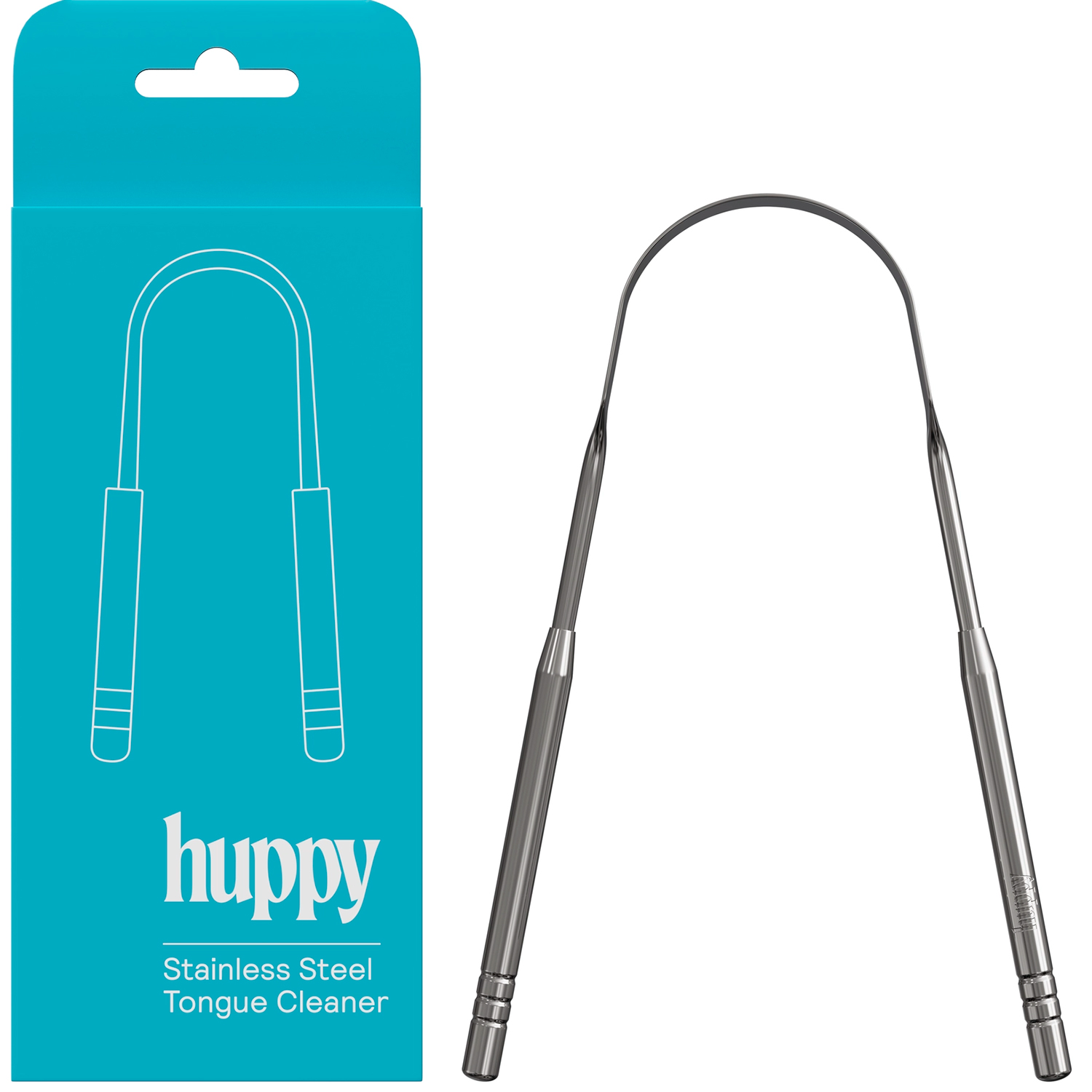 Zungenreiniger HUPPY Zungenschaber Edelstahl