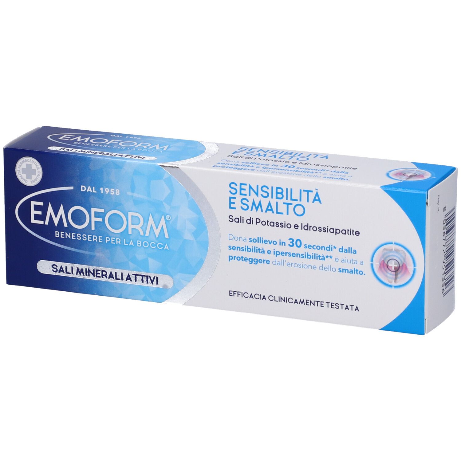 Hydroxylapatit-Zahnpasta EMOFORM Sensitivity und Enamel 100 ml.