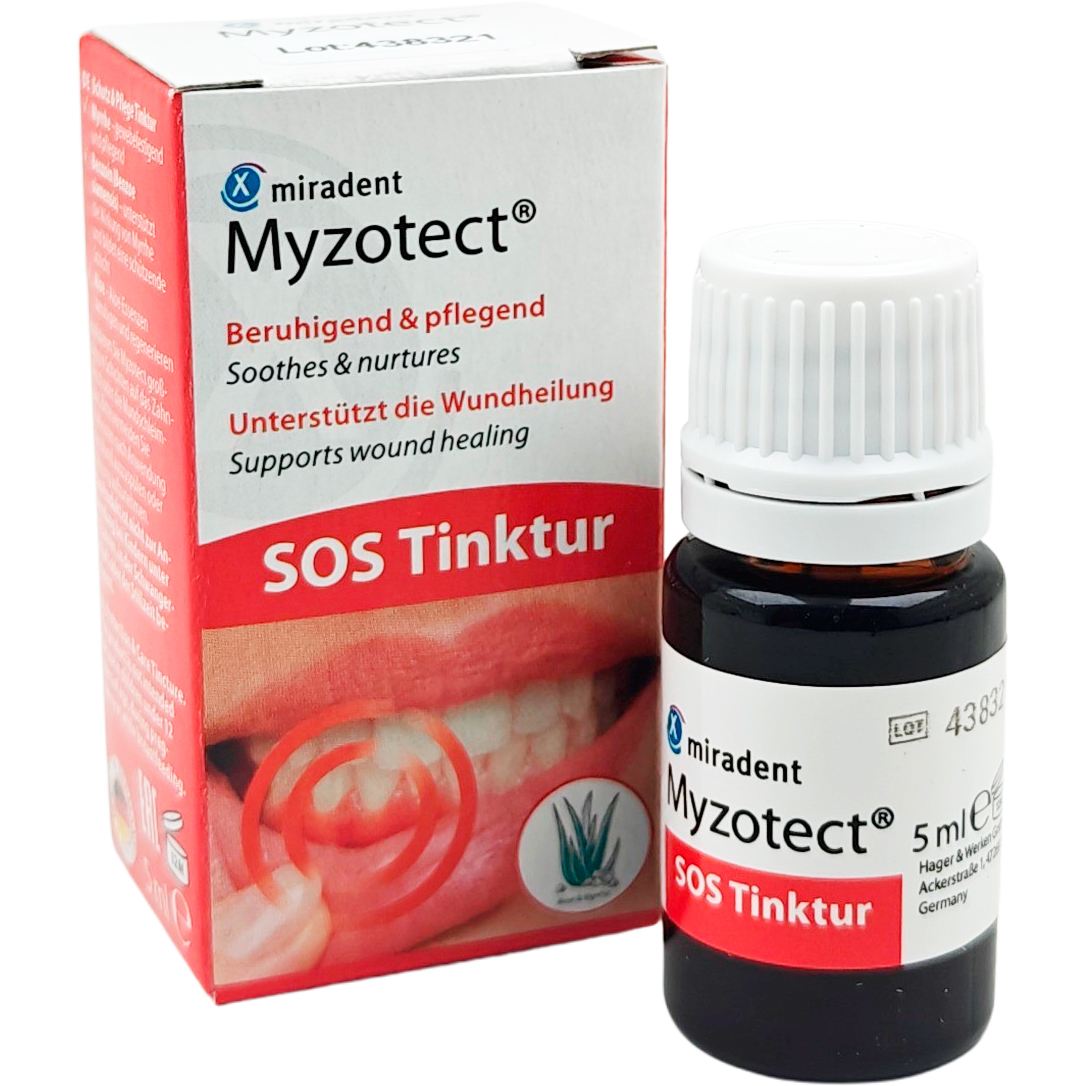 Myrrhe-Tinktur Stärkung der Schleimhaut Miradent Myzotect-Tinktur 5 ml.