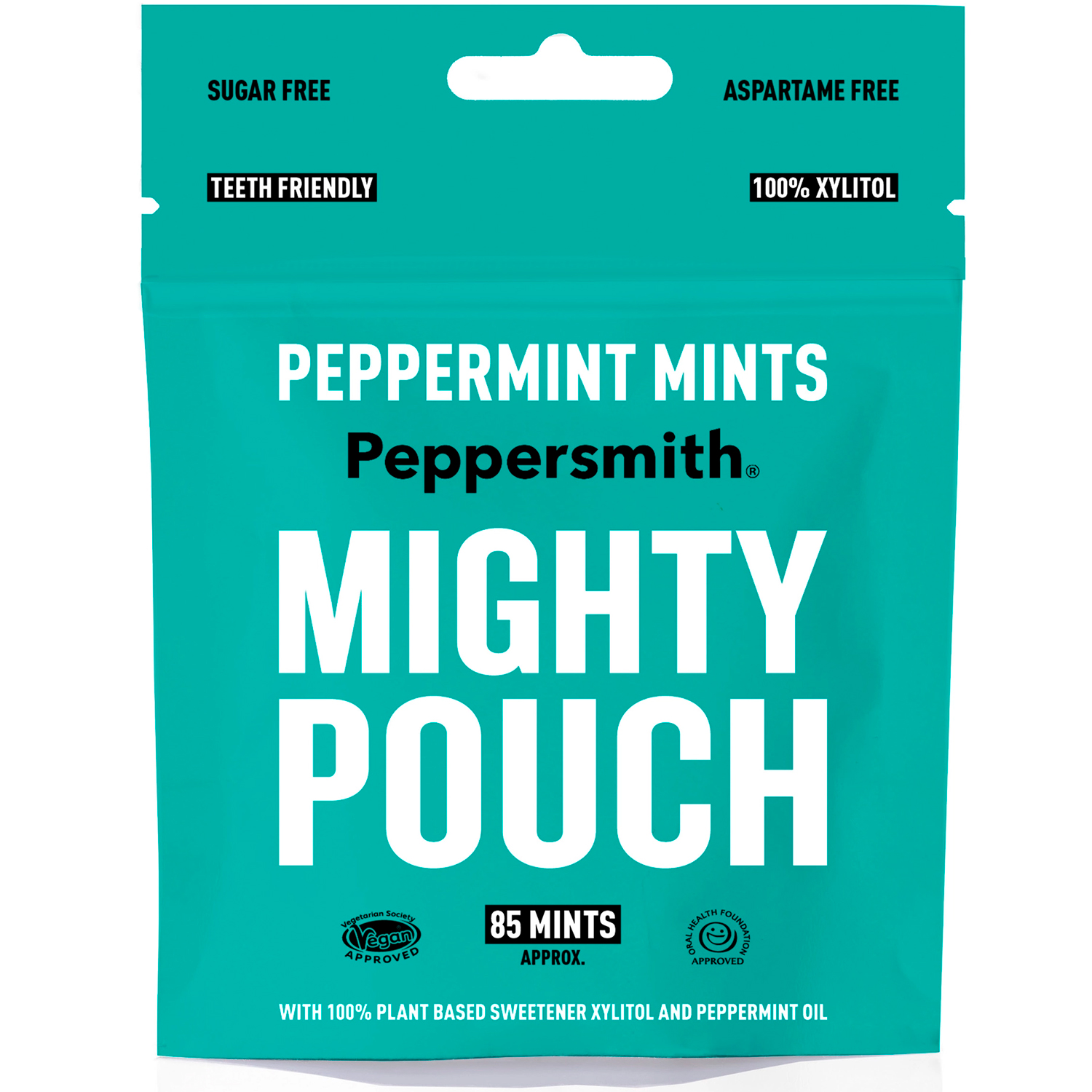 Xylitol Lutschtabletten PEPPERSMITH Mints Englische Peppermint 50g