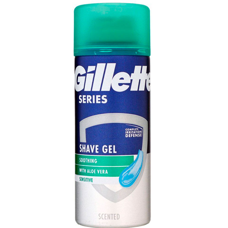 Gillette Bar Gel Sensitive Aloe Vera 75 ml.