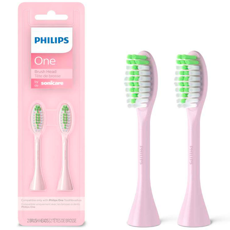 Philips Sonicare ONE Børstehoveder Pink 2 stk.