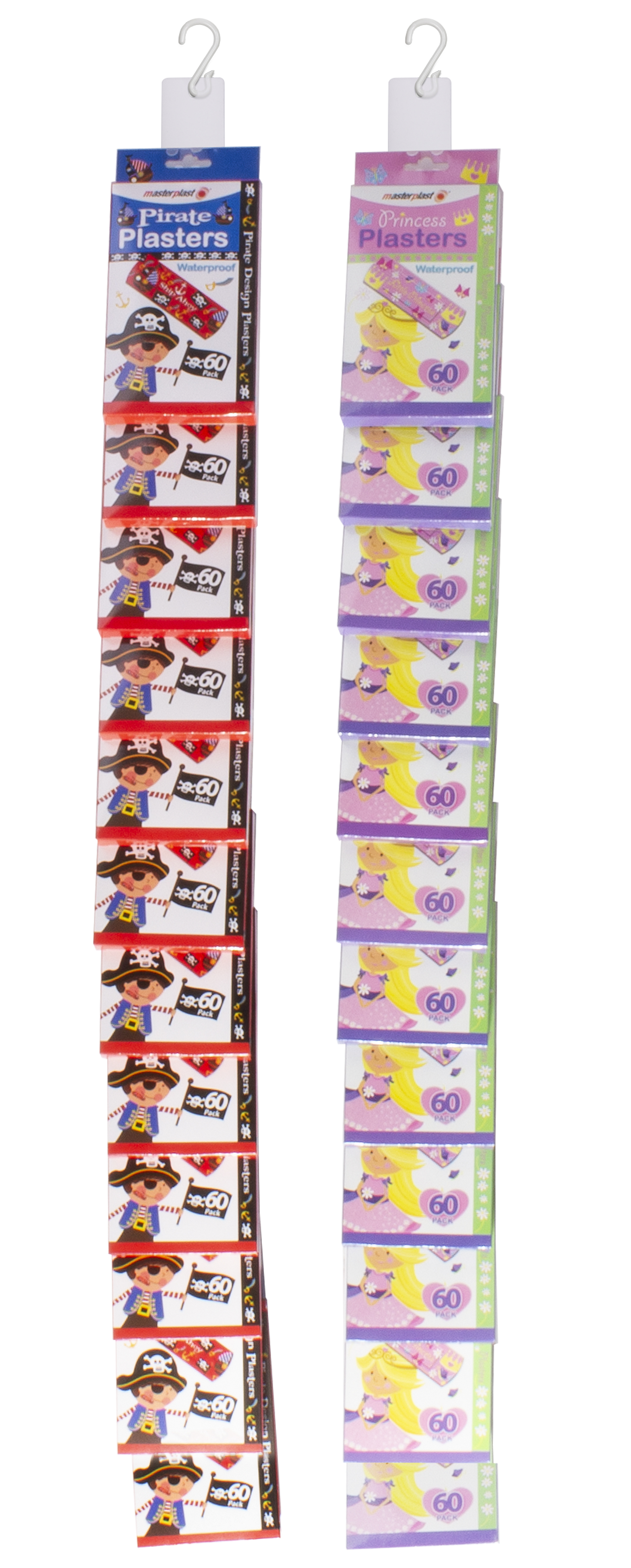 Børneplaster MASTERPLAST Princess 60 stk.
