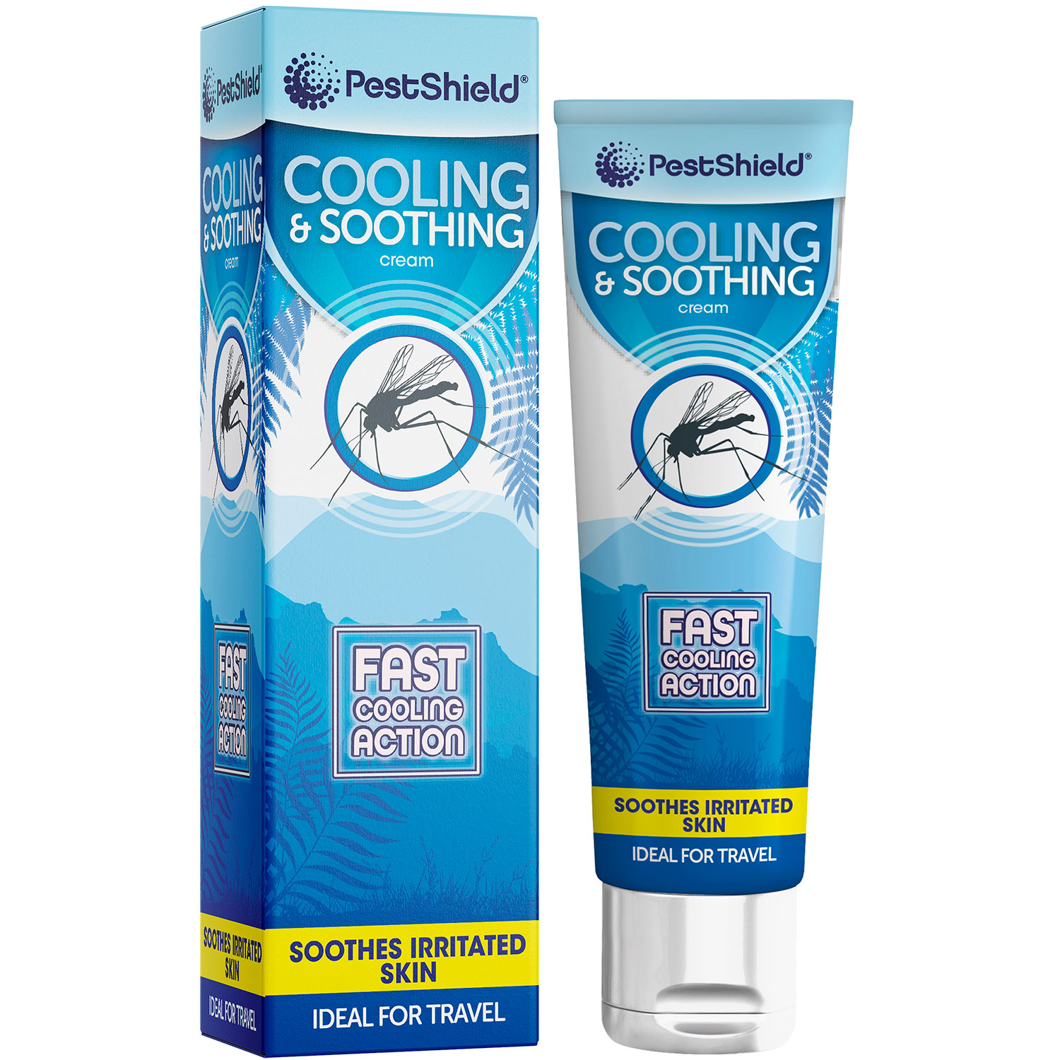 Øjeblikkelig lindring Myggestik & Insektbid PESTSHIELD Cooling & Soothing Cream 28g