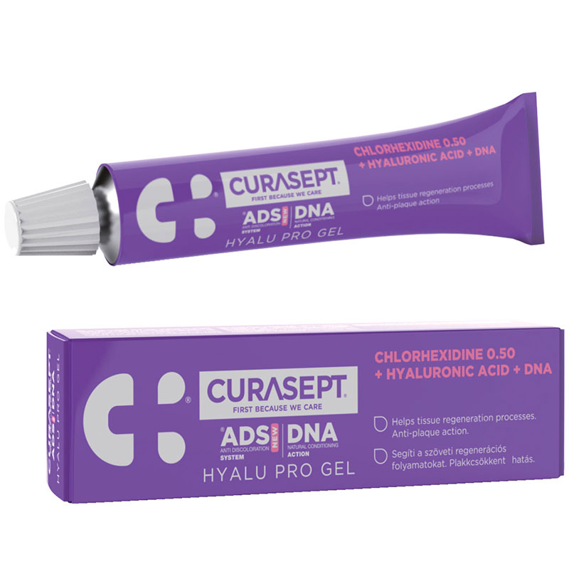 Chlorhexidin-Zahngel 0,50 % CURASEPT ADS 350 Hyalu Pro Gel 30 ml.
