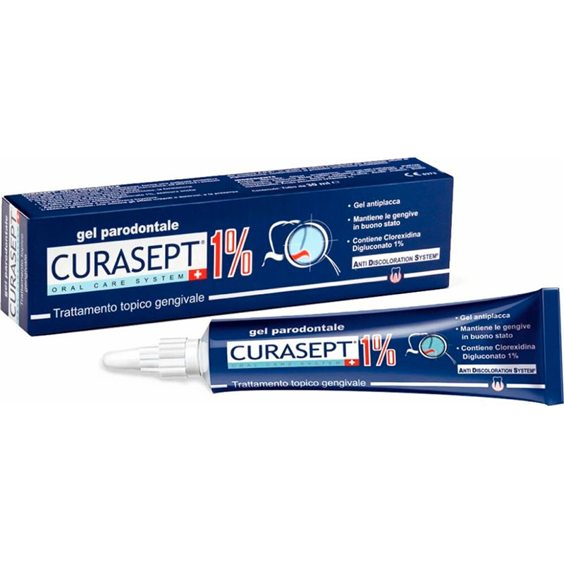Chlorhexidin-Zahngel 1 % CURASEPT ADS 310 Parodontal 30 ml.