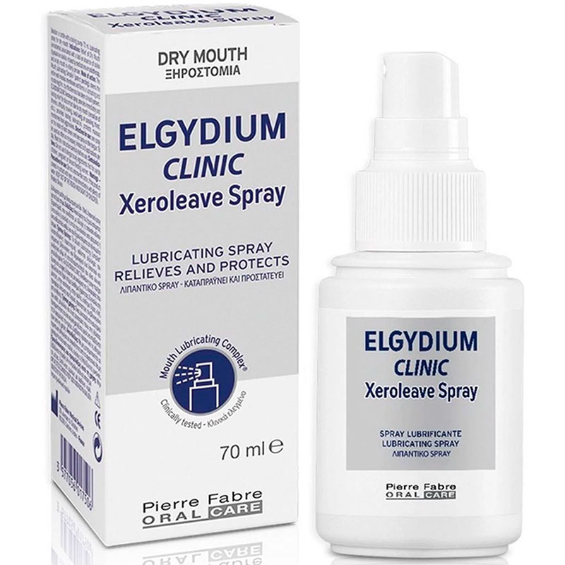 Xylitol-Mundspray gegen Mundtrockenheit ELGYDIUM Xeroleave 70 ml.